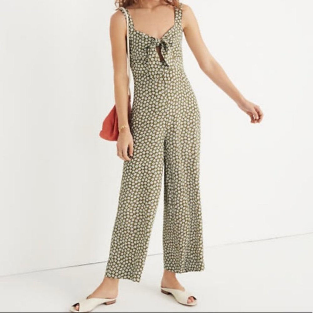 Madewell Plumeria Cutout Jumpsuit in Mini Daisy